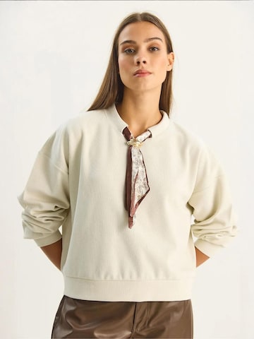 Felpa di Bianco Lucci in bianco