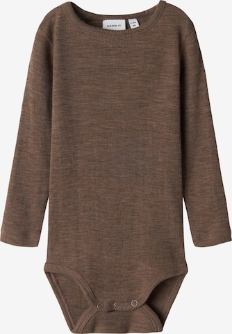 NAME IT Sparkedragt/Body i brun: forside
