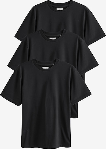 T-Shirt Next en noir : devant