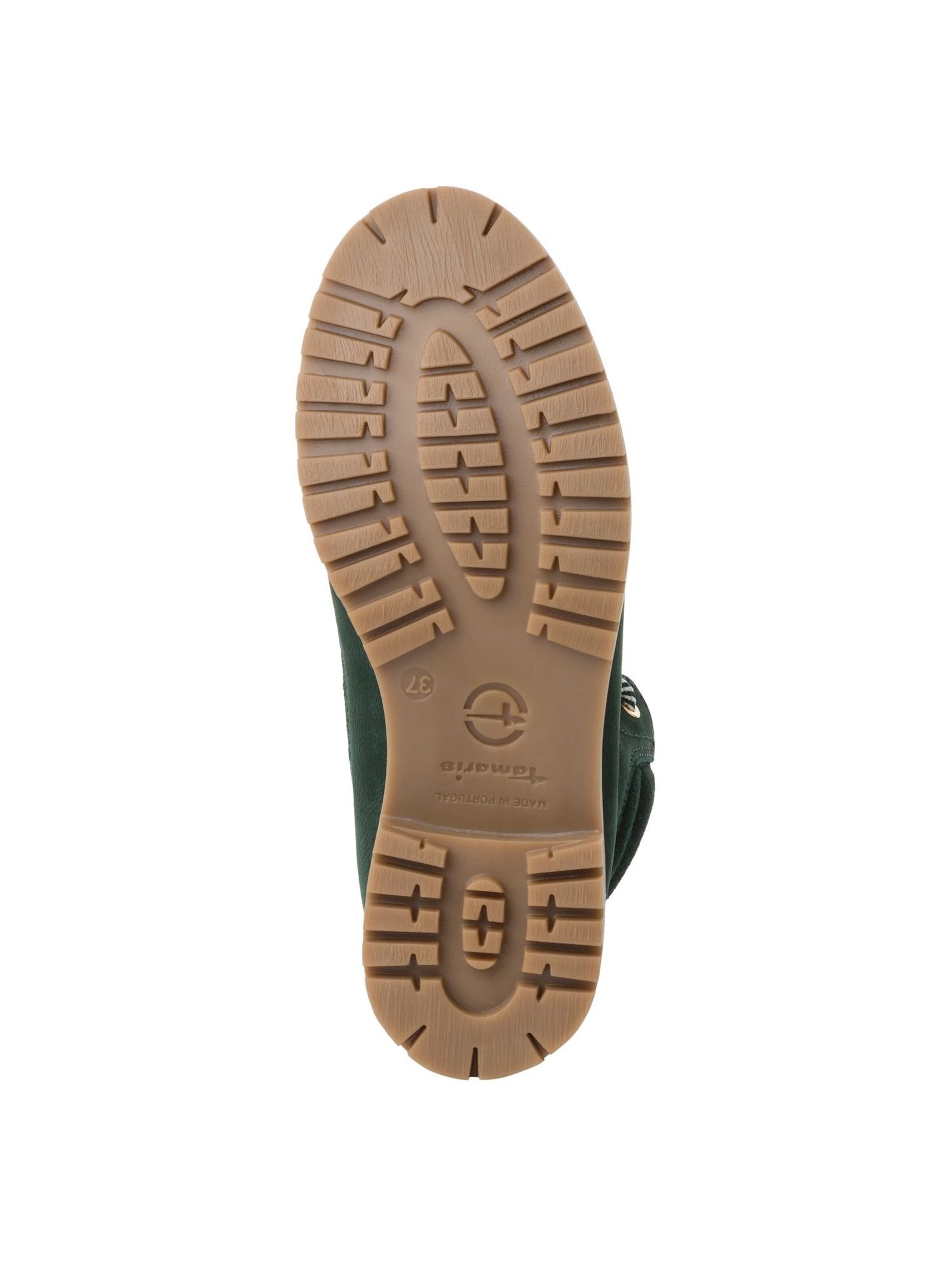 Bottines à lacets Tamaris en vert