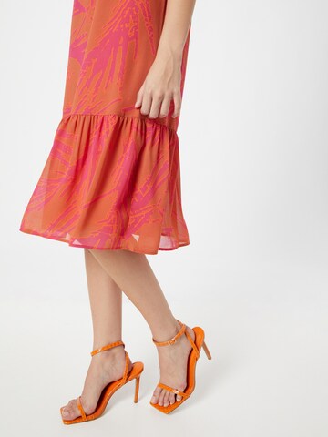 COMMA Kleid in Orange