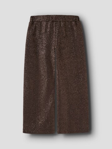 NAME IT Wide leg Broek in Bruin