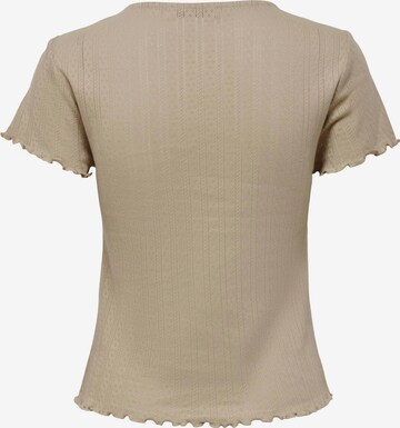 ONLY T-shirt i beige