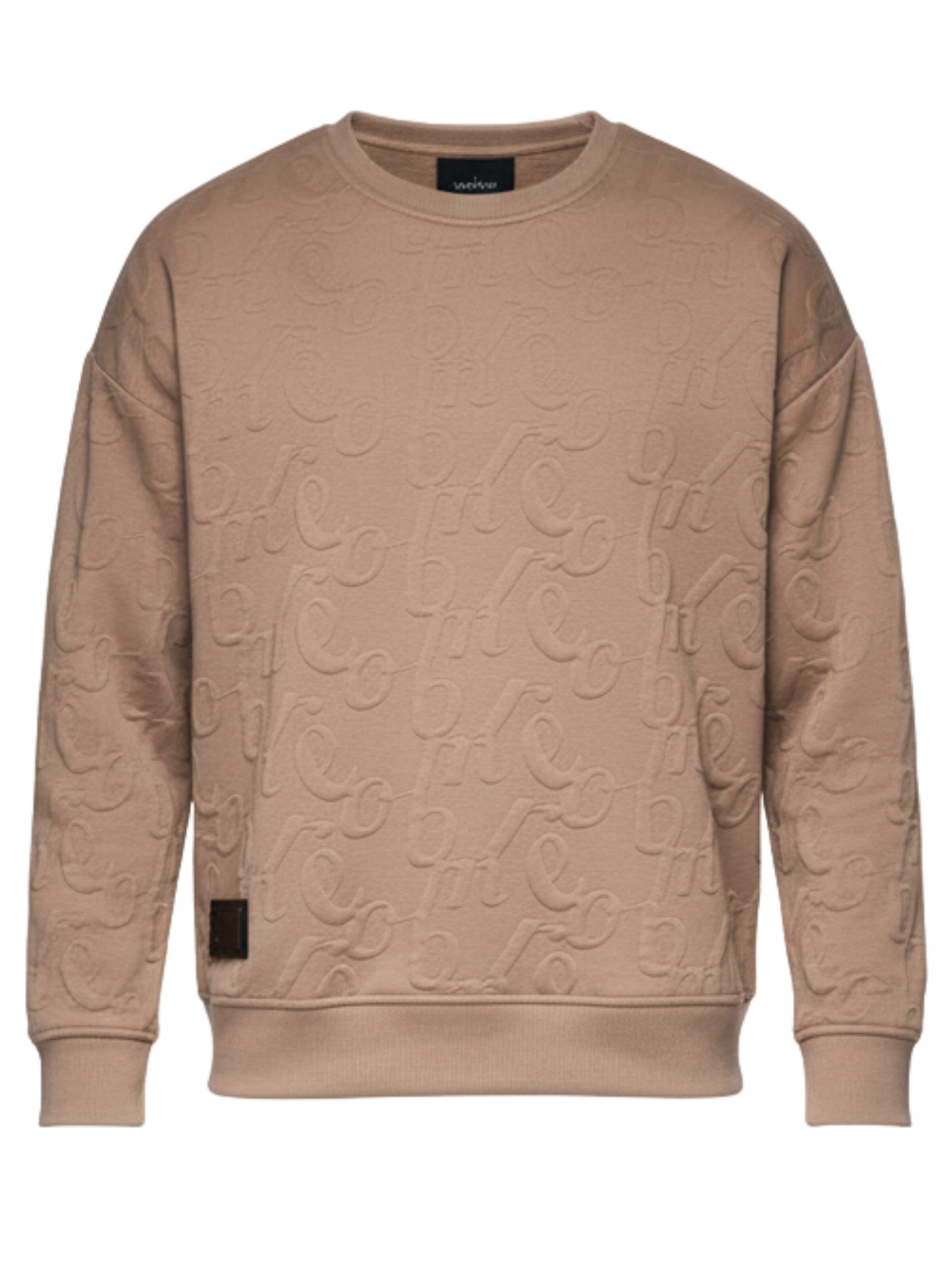 Ombre Sweatshirt 'B1712' in Beige: voorkant