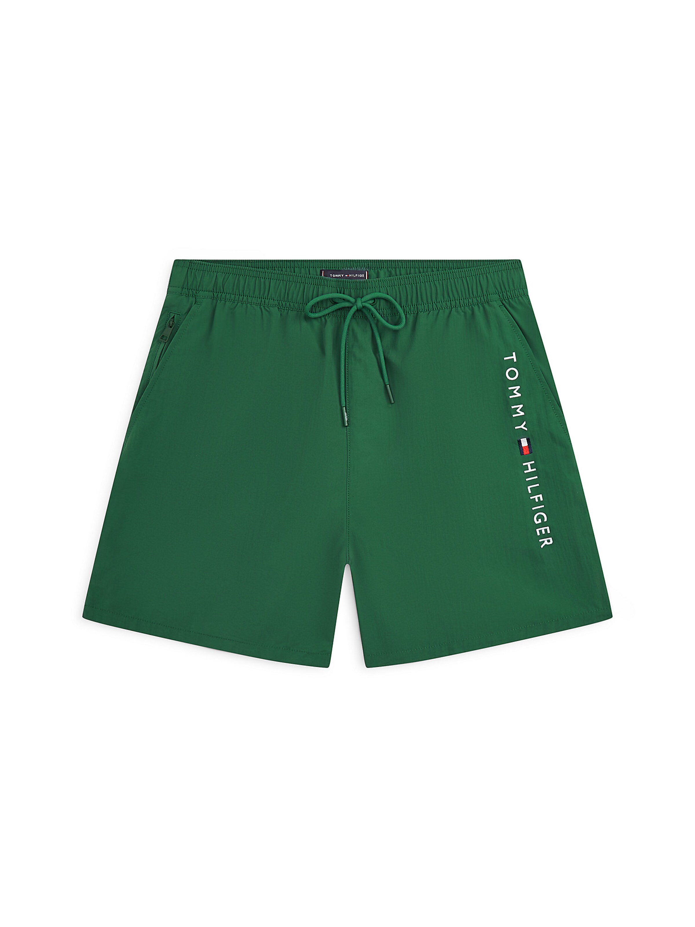 Tommy Hilfiger Underwear Badshorts i grön: framsida