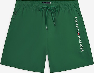 Tommy Hilfiger Underwear Badshorts i grön: framsida