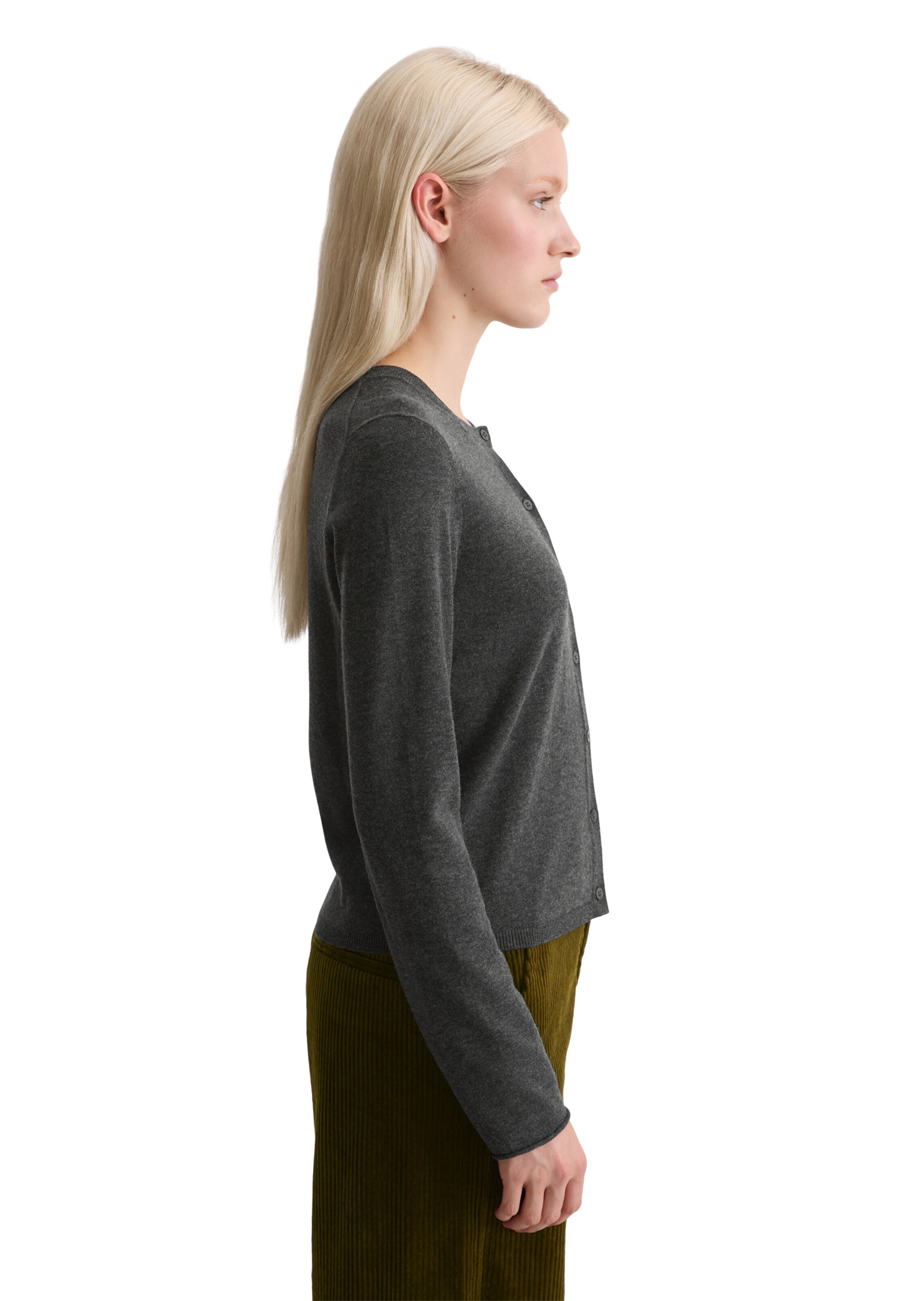 Marc O'Polo - Casaco de malha em cinzento