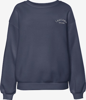 LASCANA Sweatshirt in Blue: front