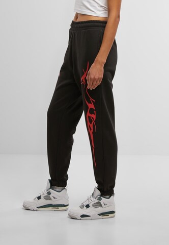 Tapered Pantaloni 'Sky' di Thug Life in nero
