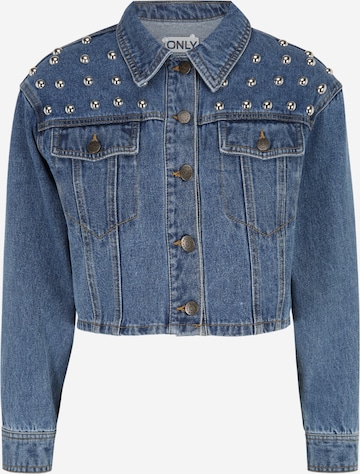 Veste mi-saison 'ZENDAYA' Only Petite en bleu : devant