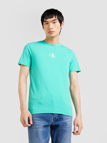Calvin Klein Jeans T-Shirt in Grün: Vorderseite