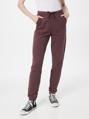 ARMEDANGELS Tapered Trousers 'IVAA' in Brown: front