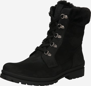 PANAMA JACK Lace-Up Ankle Boots 'Tuscani' in Black: front