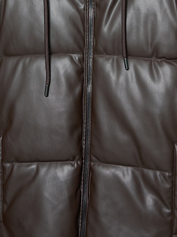 Pull&Bear Zimná bunda - Hnedá