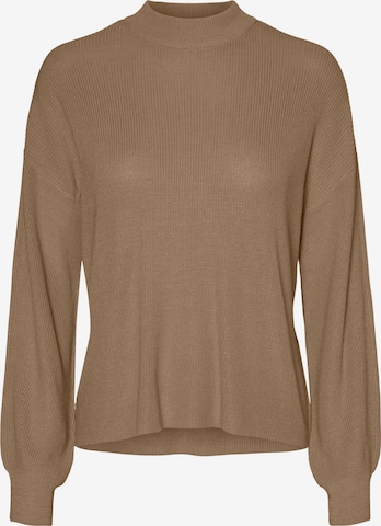 VERO MODA Sweater 'LEXSUN' in Brown: front