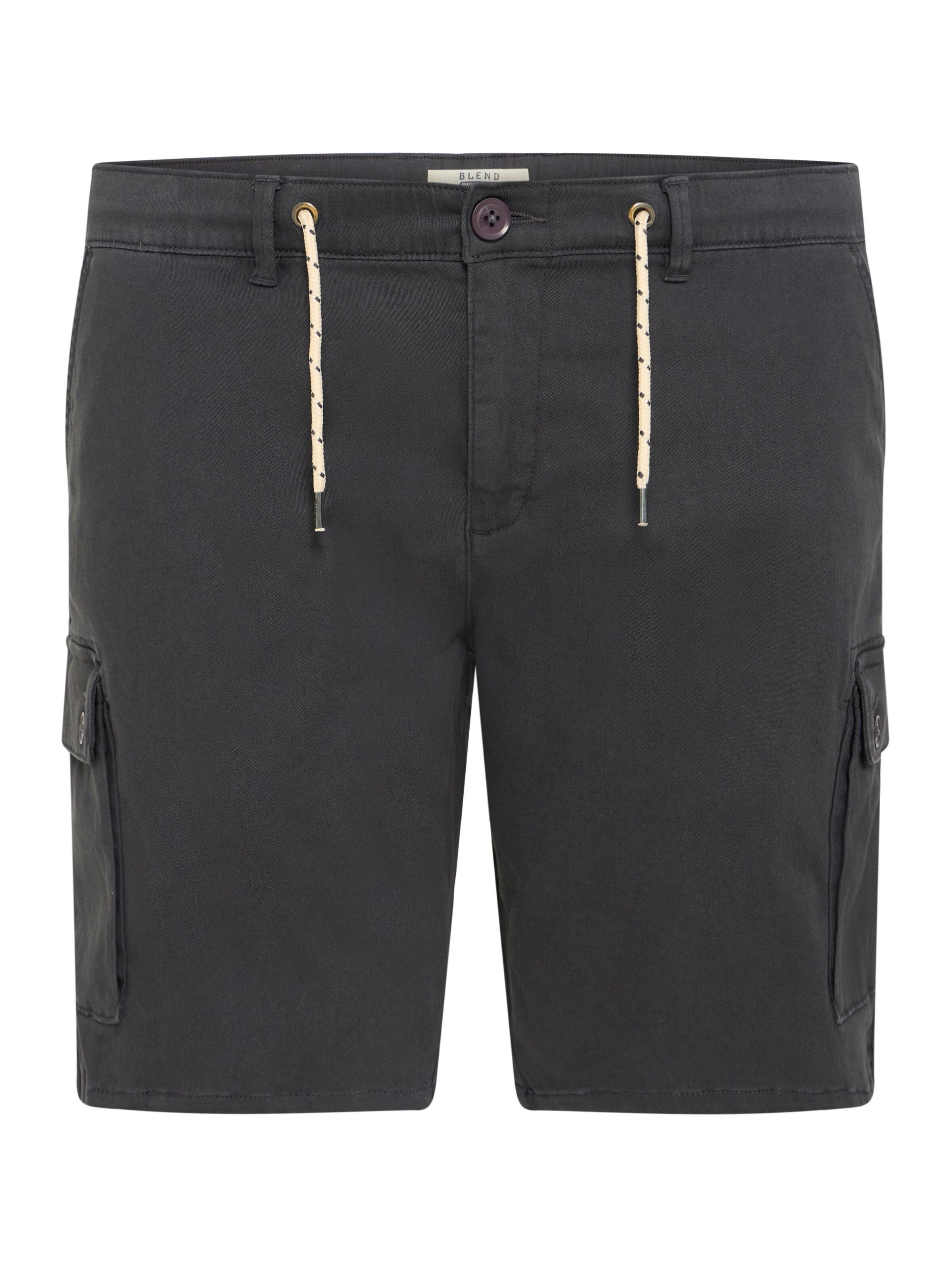 BLEND Regular Cargo trousers 'Bhsiello' in Grey: front