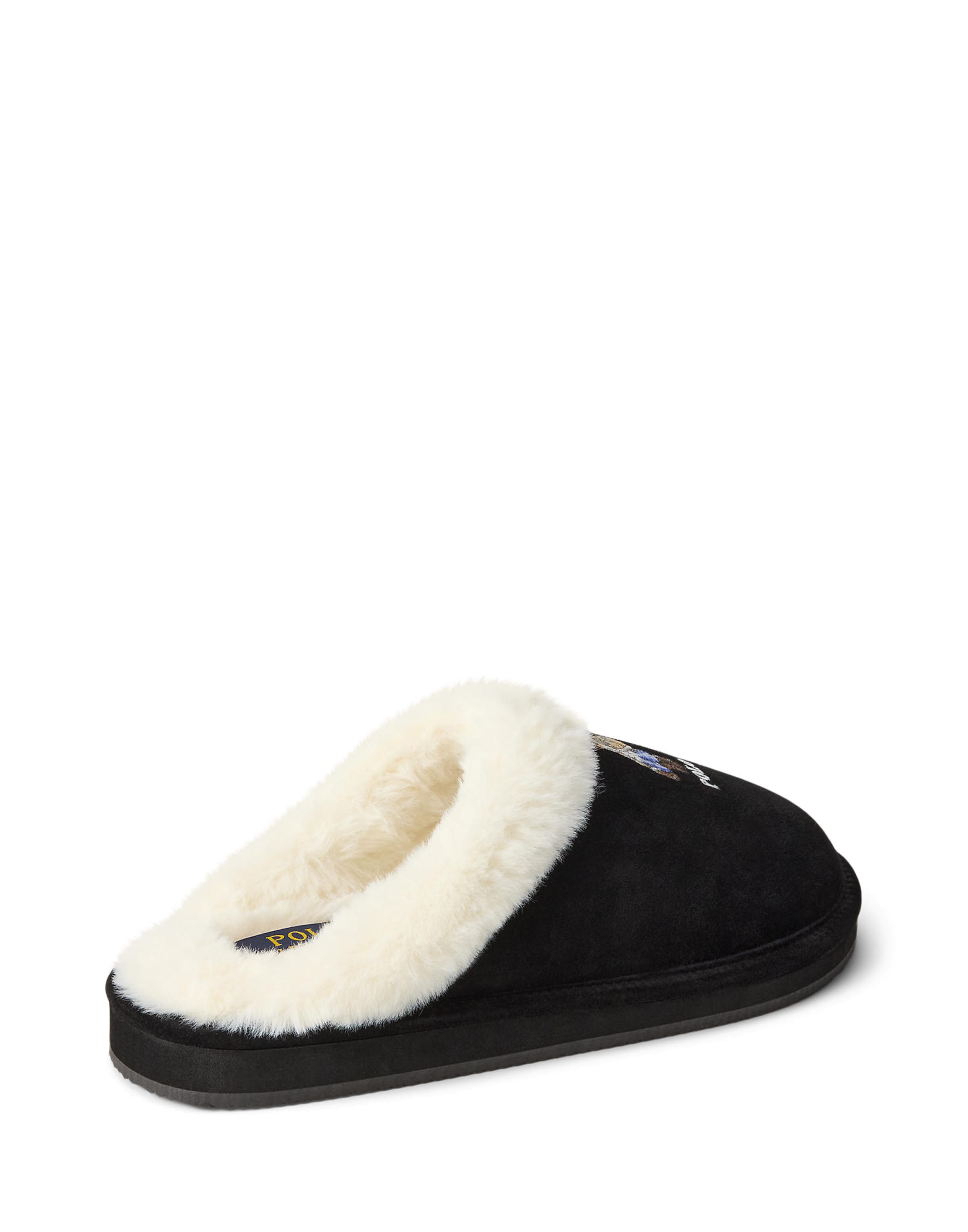 Pantoufle 'KAYLEIGH' Polo Ralph Lauren en noir