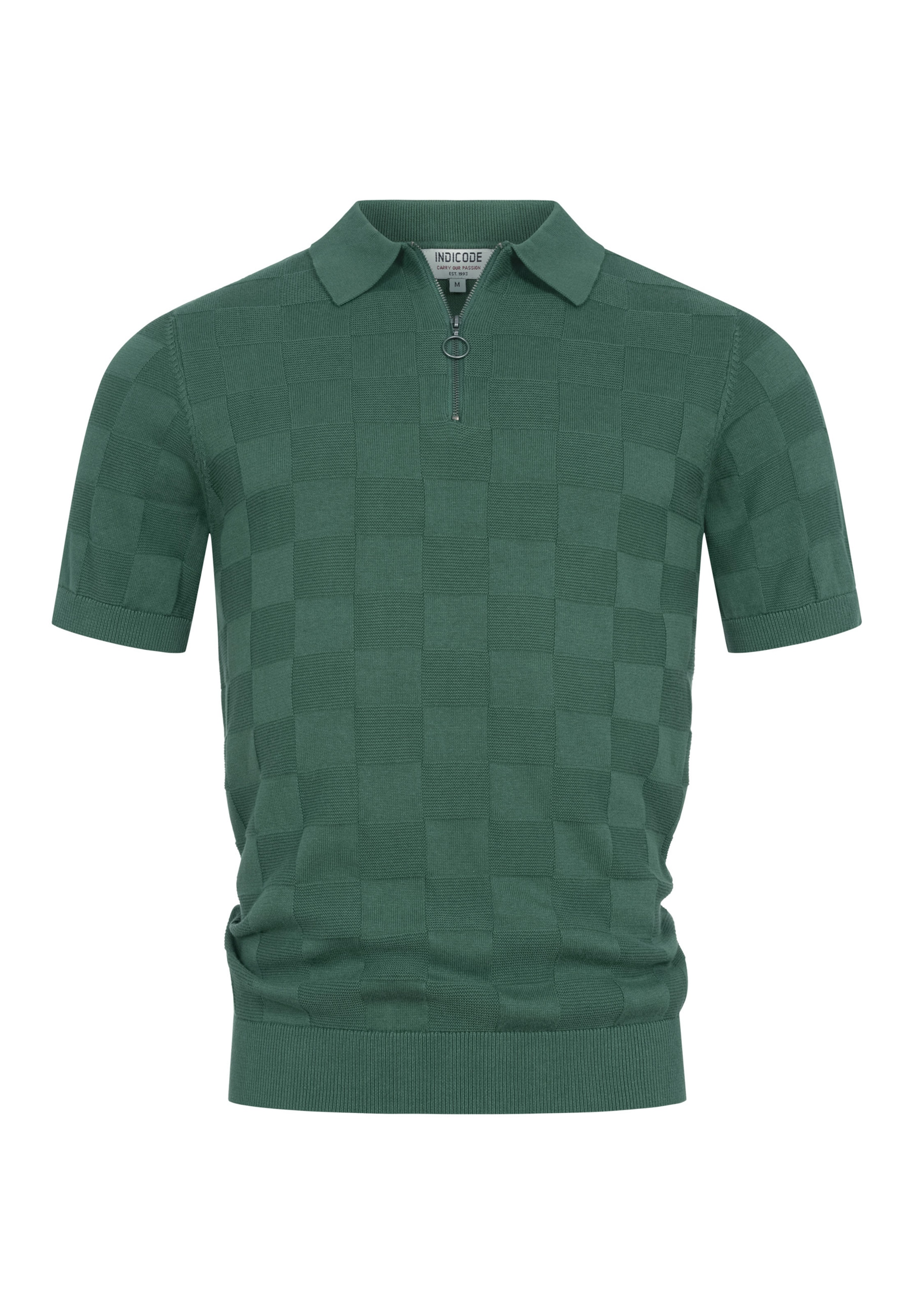INDICODE JEANS Shirt 'Fras' in Green: front