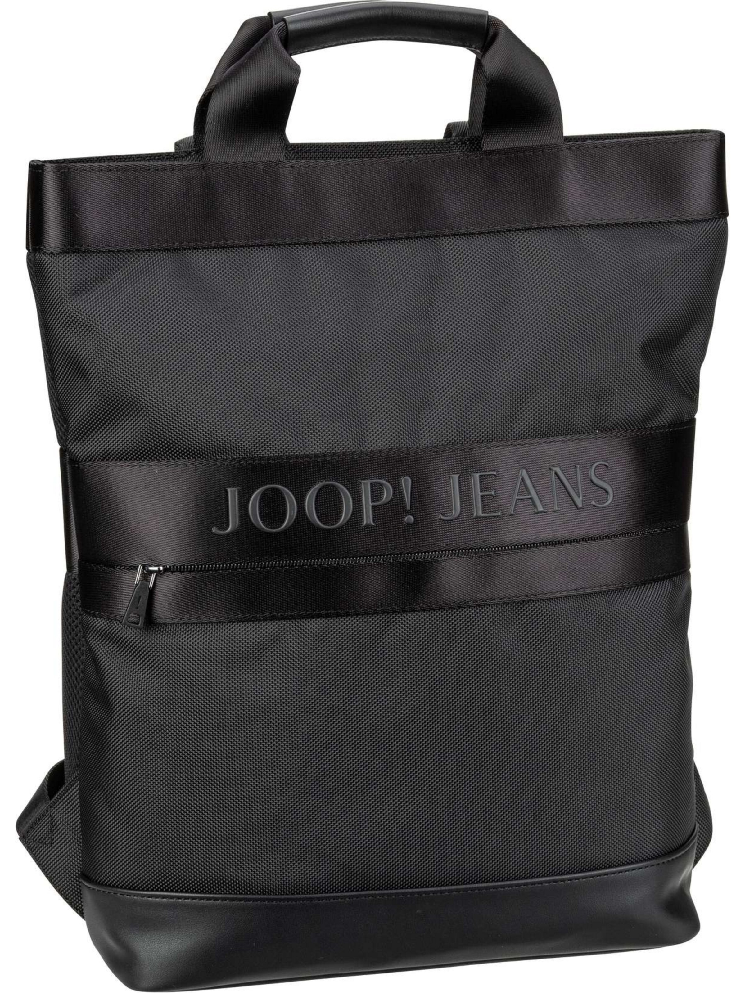 JOOP! Jeans - Mochila 'Modica Falk' em preto: frente