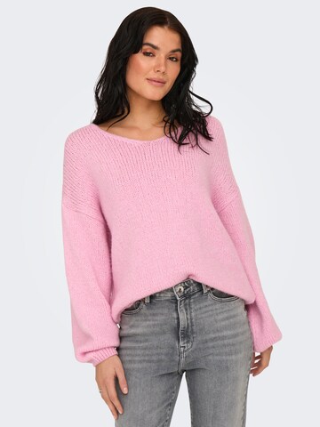 JDY Sweater 'JDYDinea' in Red