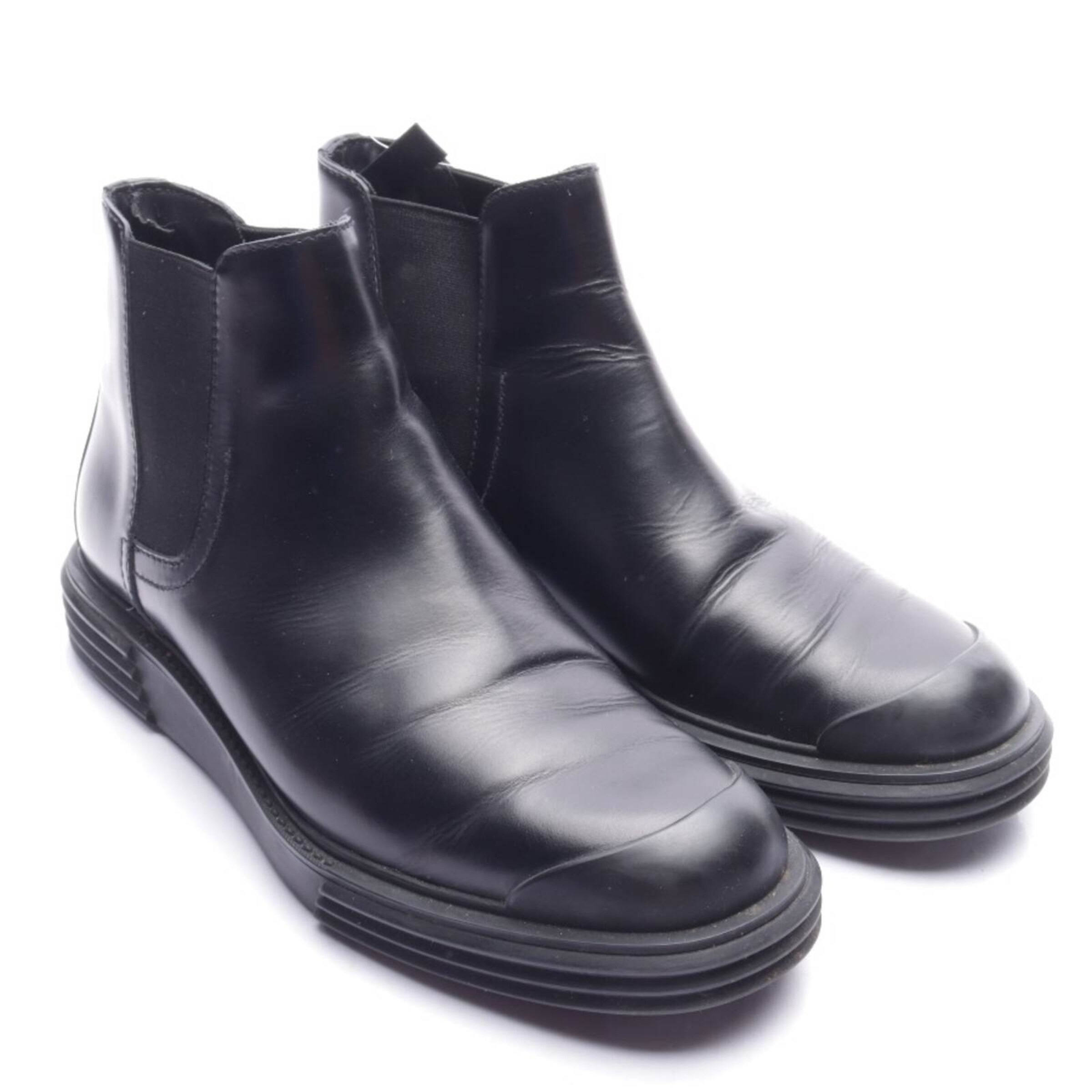 PRADA Anke & Mid-Calf Boots in 41,5 in Black: front