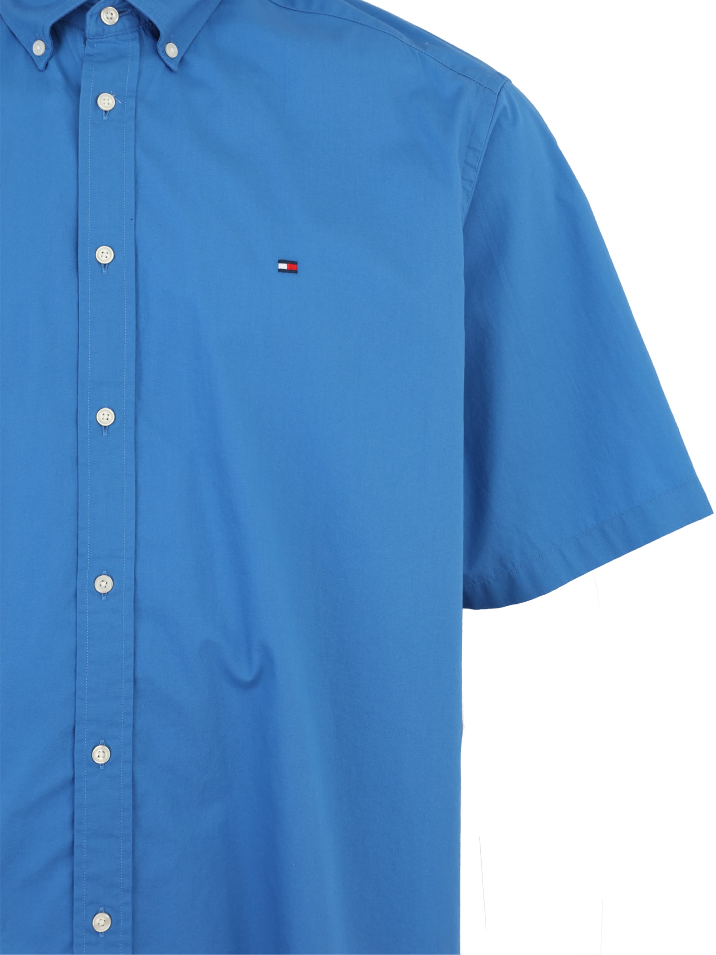 Tommy Hilfiger Big & Tall Regular Fit Skjorte 'FLEX' i blå