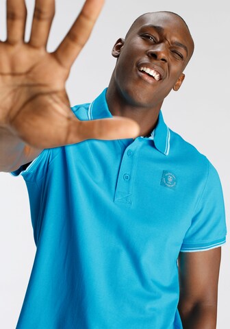 DELMAO Poloshirt in Blau