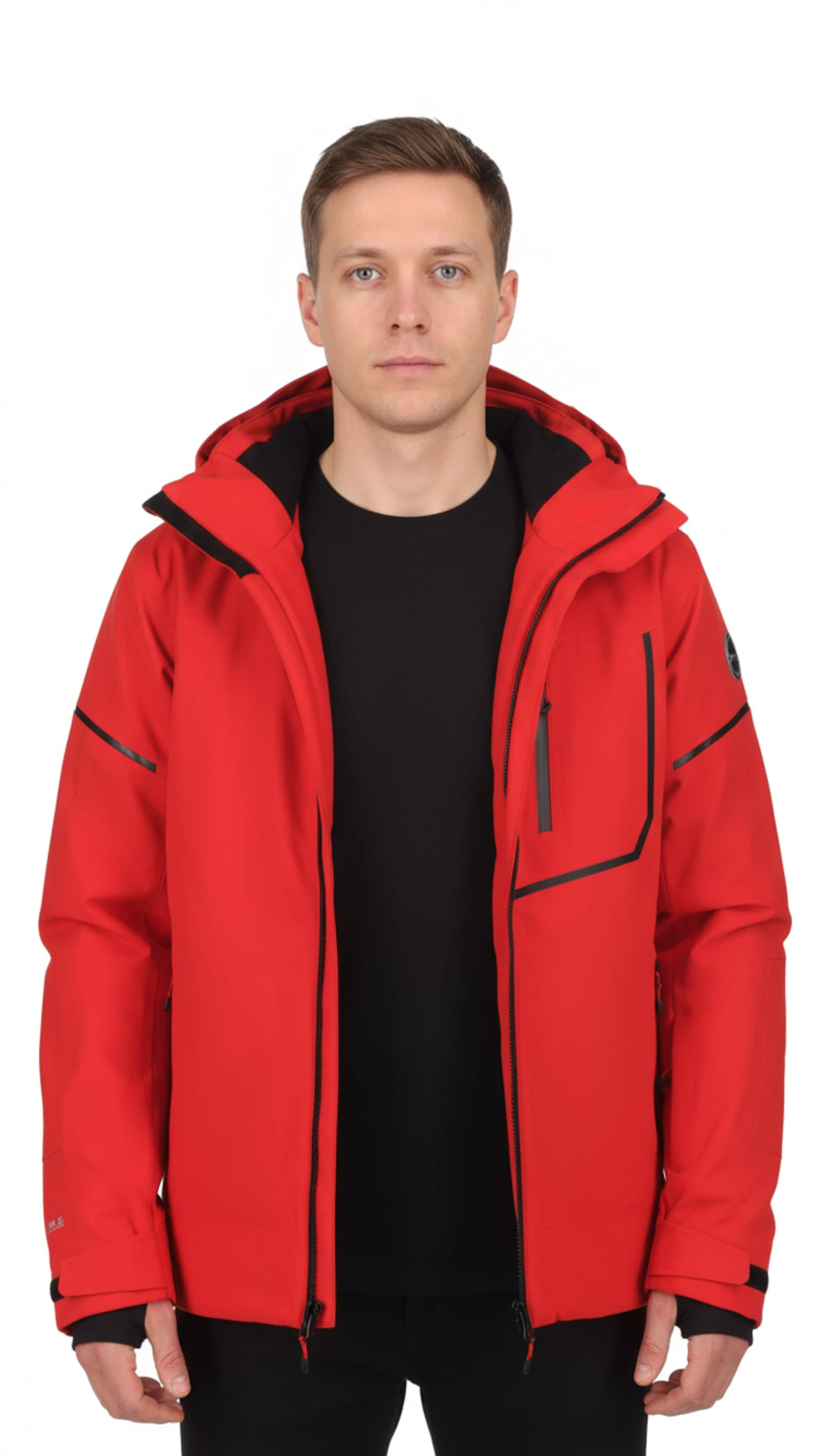 ICEPEAK Athletic Jacket in Red: front
