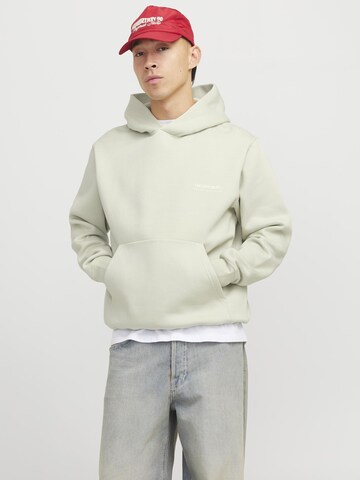 Sweat-shirt 'JORRoxbury' JACK & JONES en vert : devant