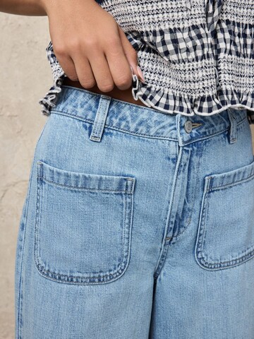 Next Zvonové kalhoty Džíny – modrá