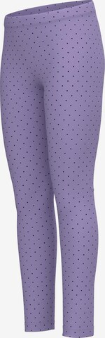 NAME IT - Skinny Leggings 'VIVIAN' em roxo