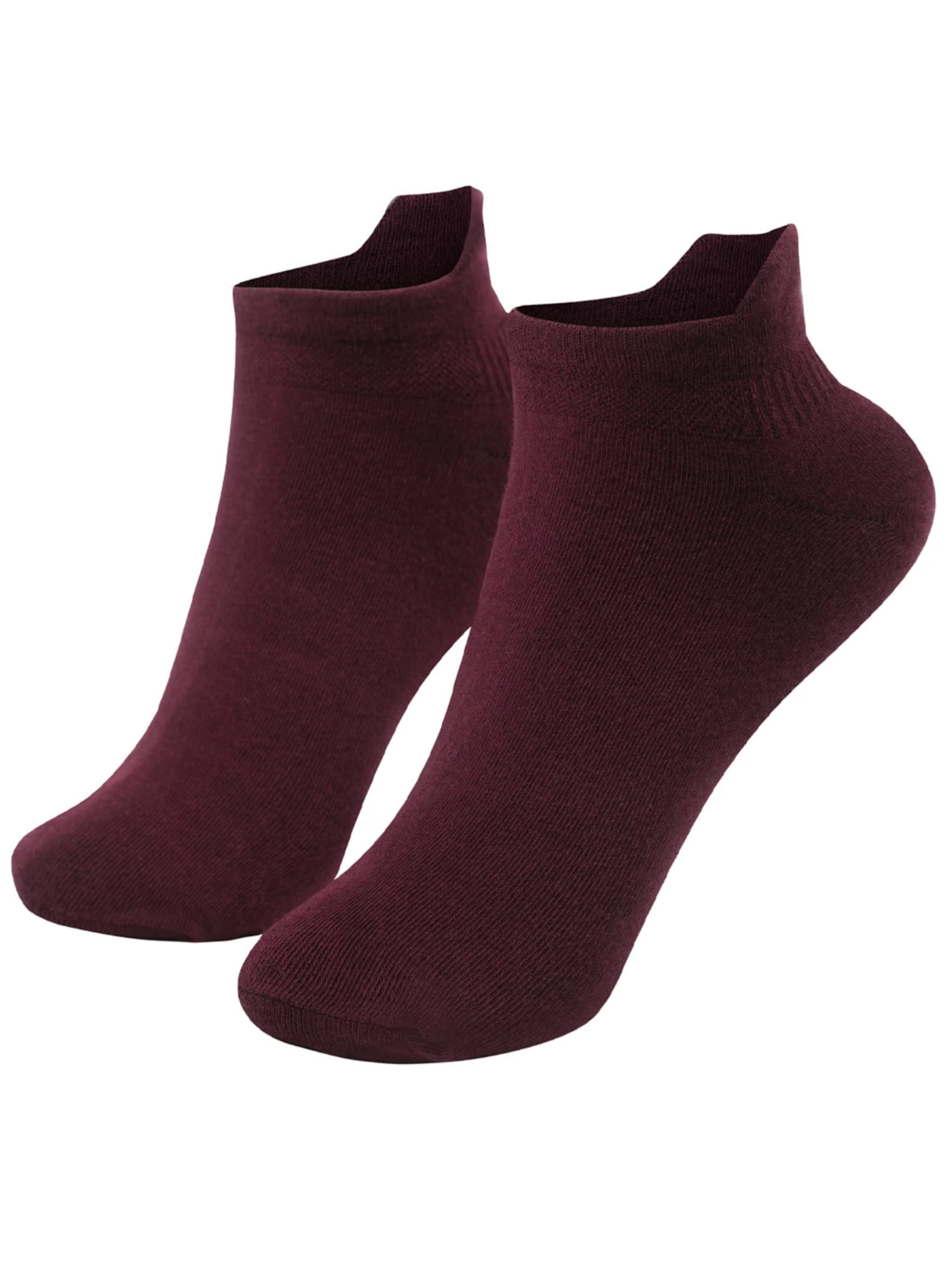 Chaussettes '4er-Pack Sneaker Socken' cfab (formerly creamy fabrics) en rouge