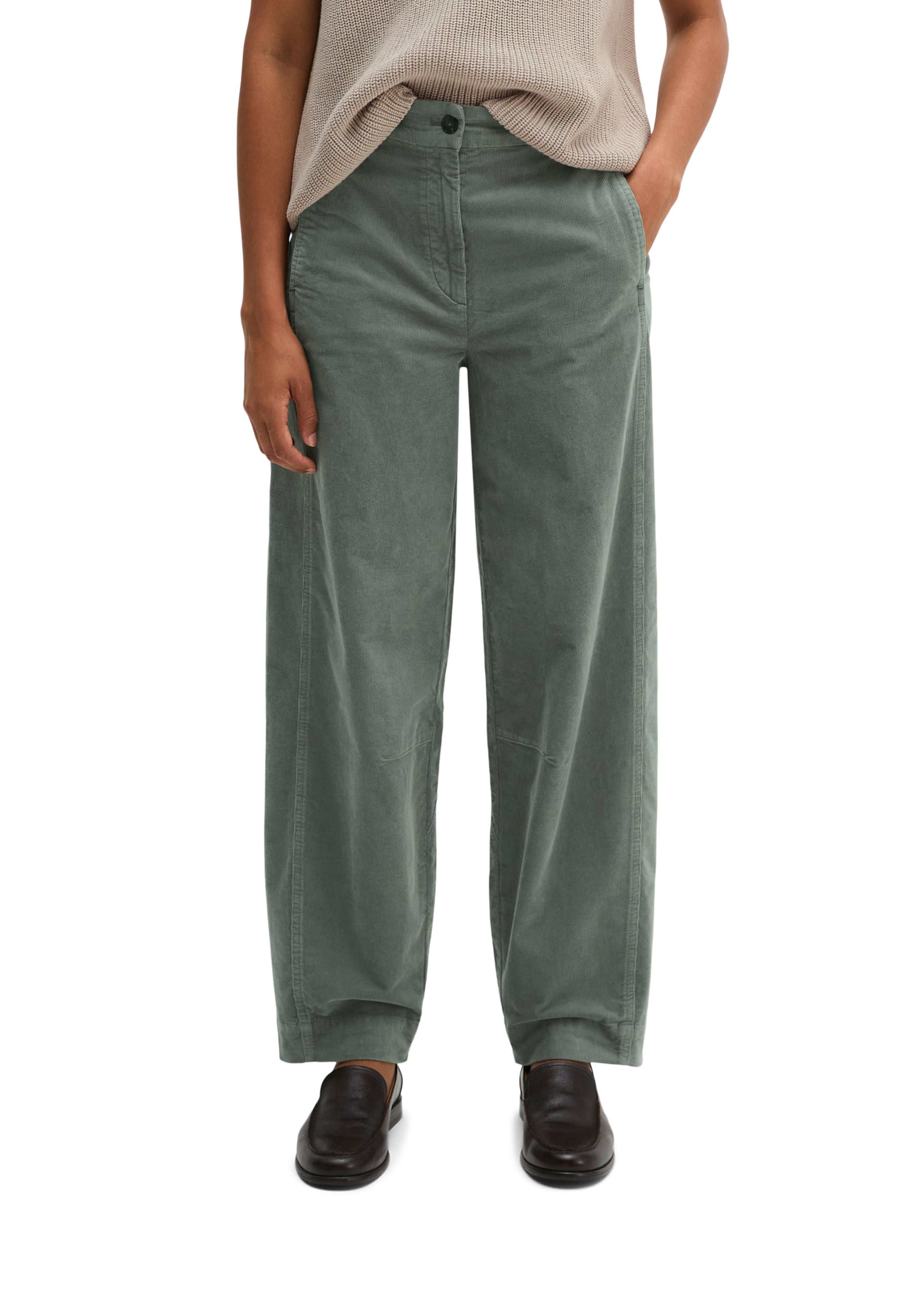 Marc O'Polo Loose fit Pants in Grey: front