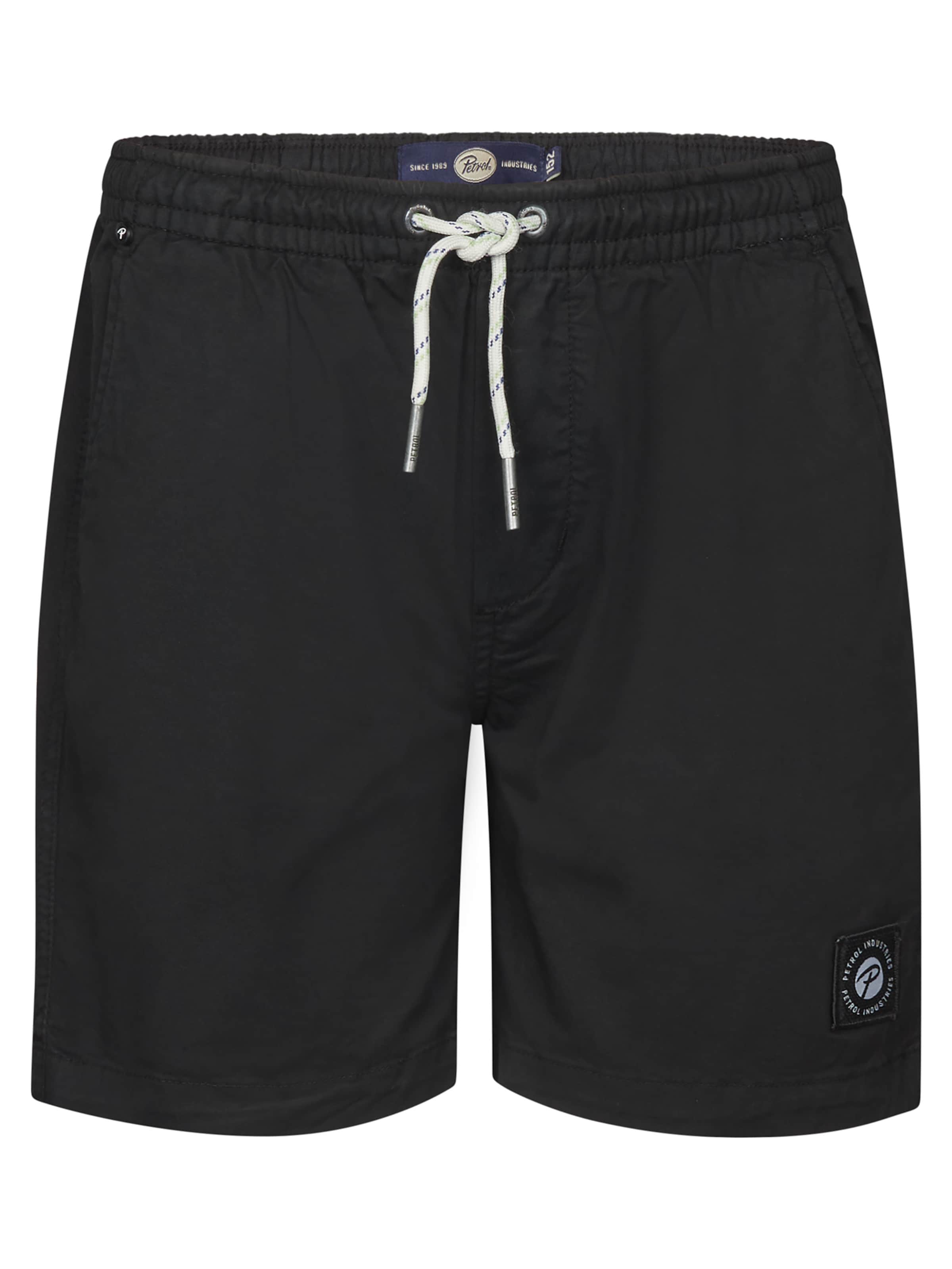 Petrol Industries Broek 'Angler' in Zwart: voorkant