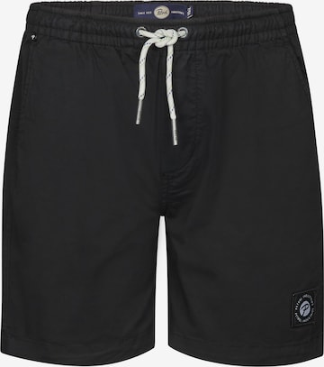 Petrol Industries Regular Broek 'Angler' in Zwart: voorkant