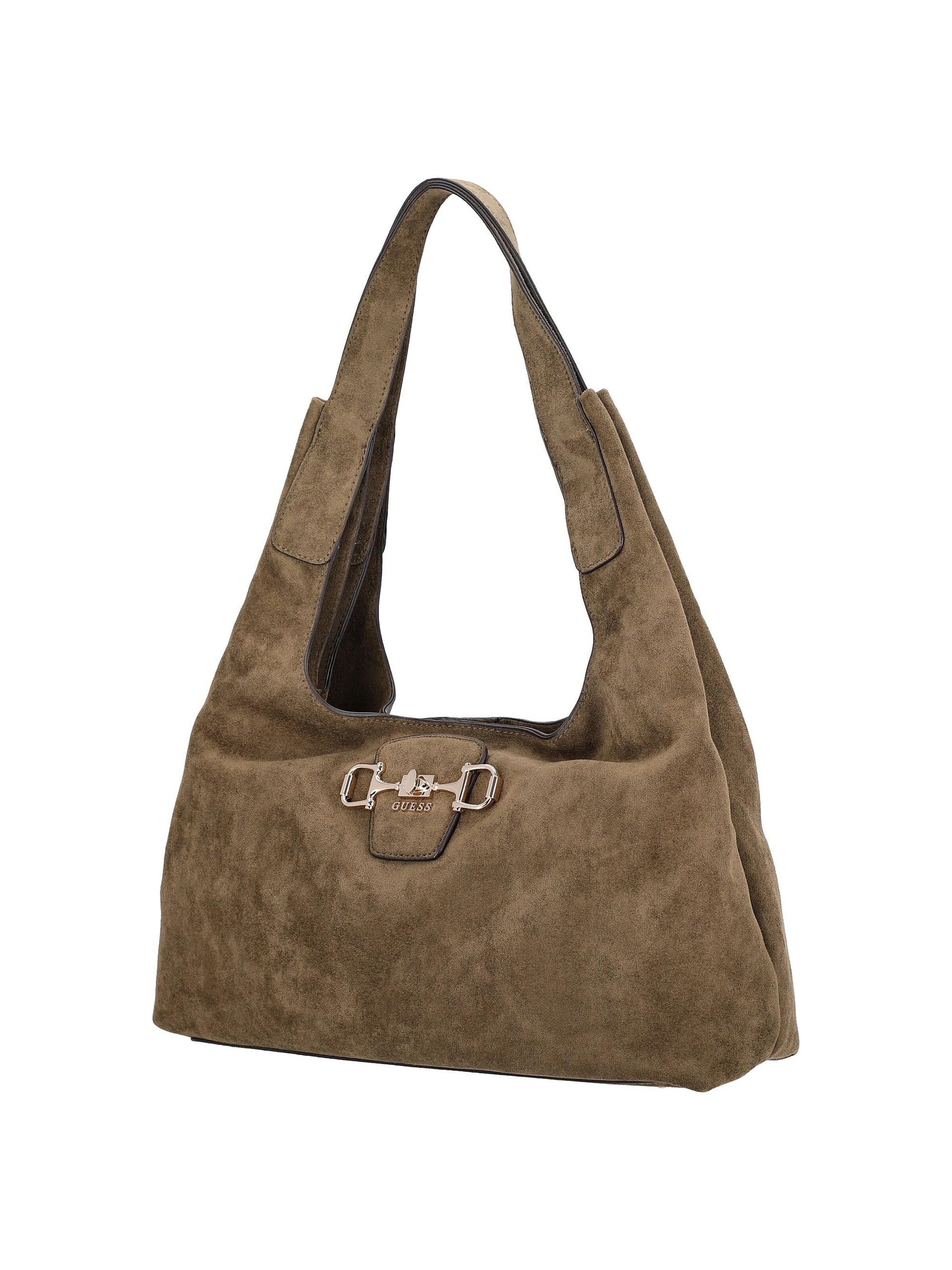 Borsa a spalla 'Sunset' di GUESS in verde