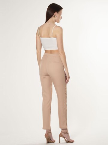 Influencer Slim fit Trousers in Beige
