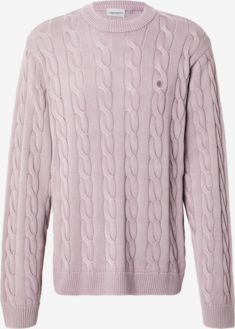 Carhartt WIP Свитер 'Carter' в Ярко-розовый: спереди