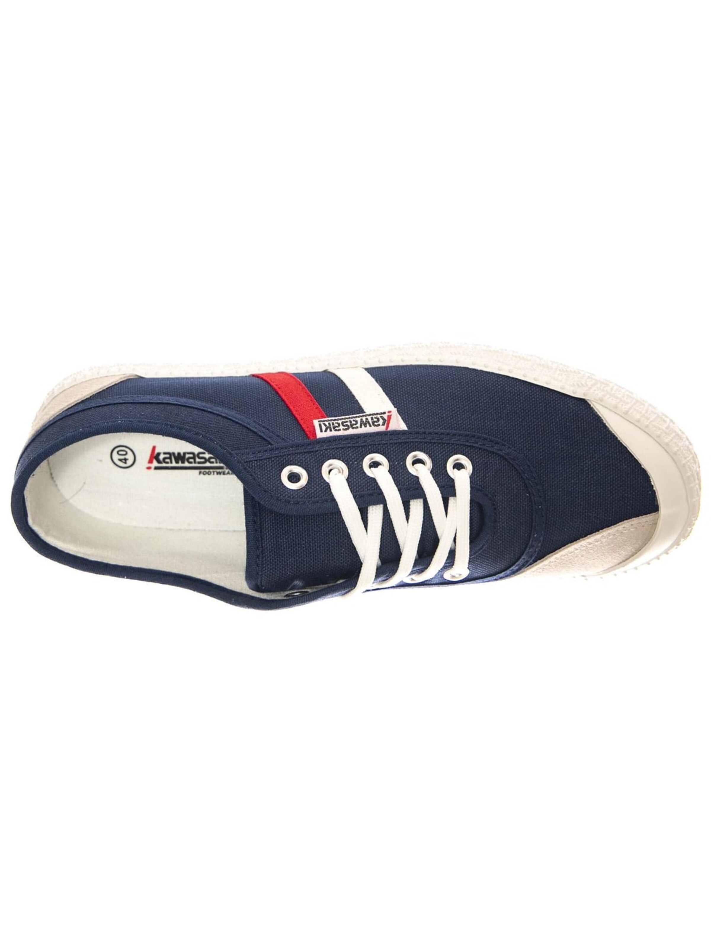 Chaussure de sport à lacets 'RETRO 2.0 NAVY BLUE' KAWASAKI en bleu
