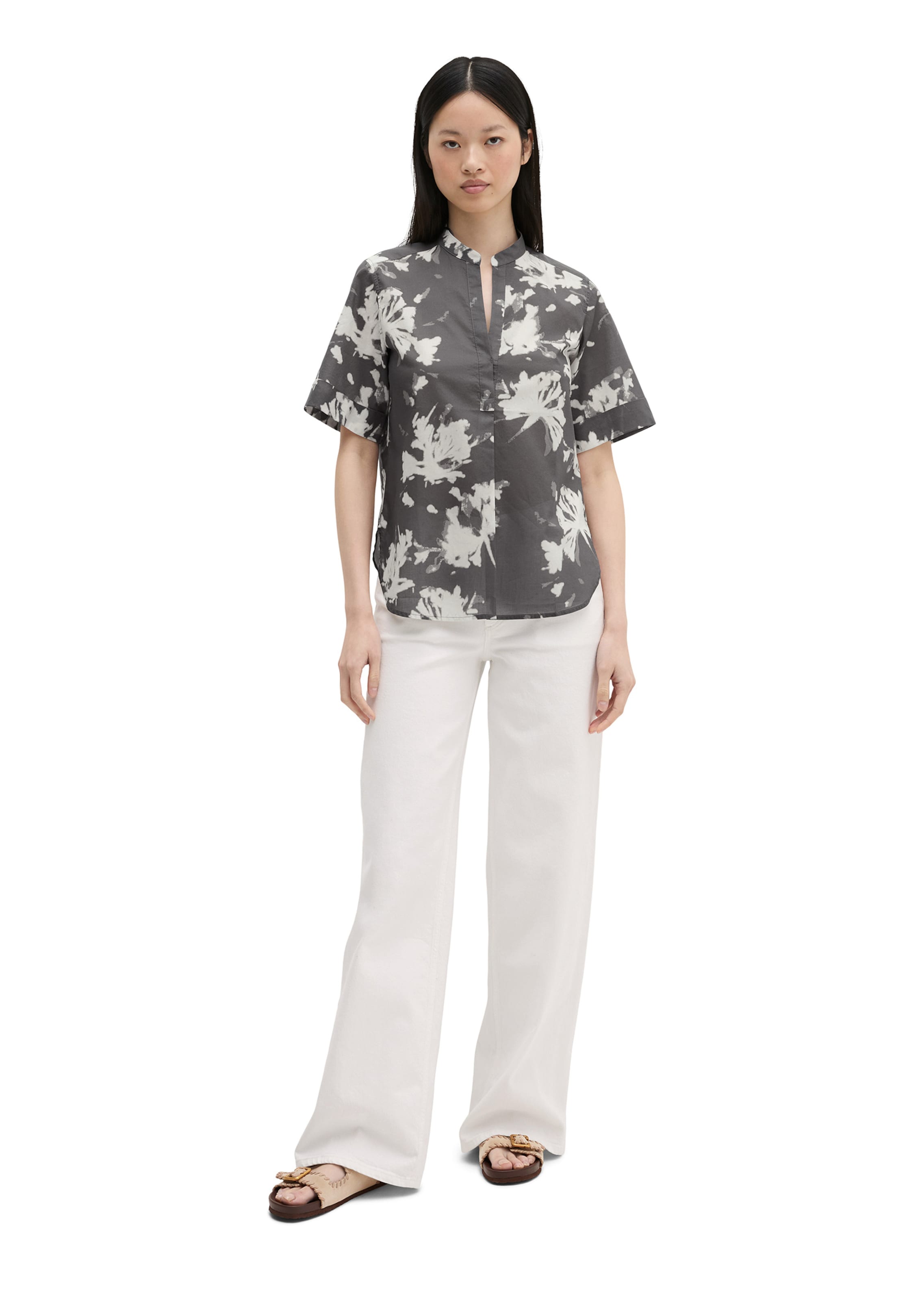 Marc O'Polo Bluse in Grau