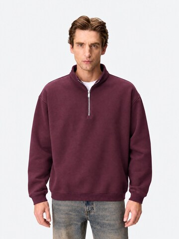 Sweat-shirt 'Sweatshirts' Grimelange en violet : devant