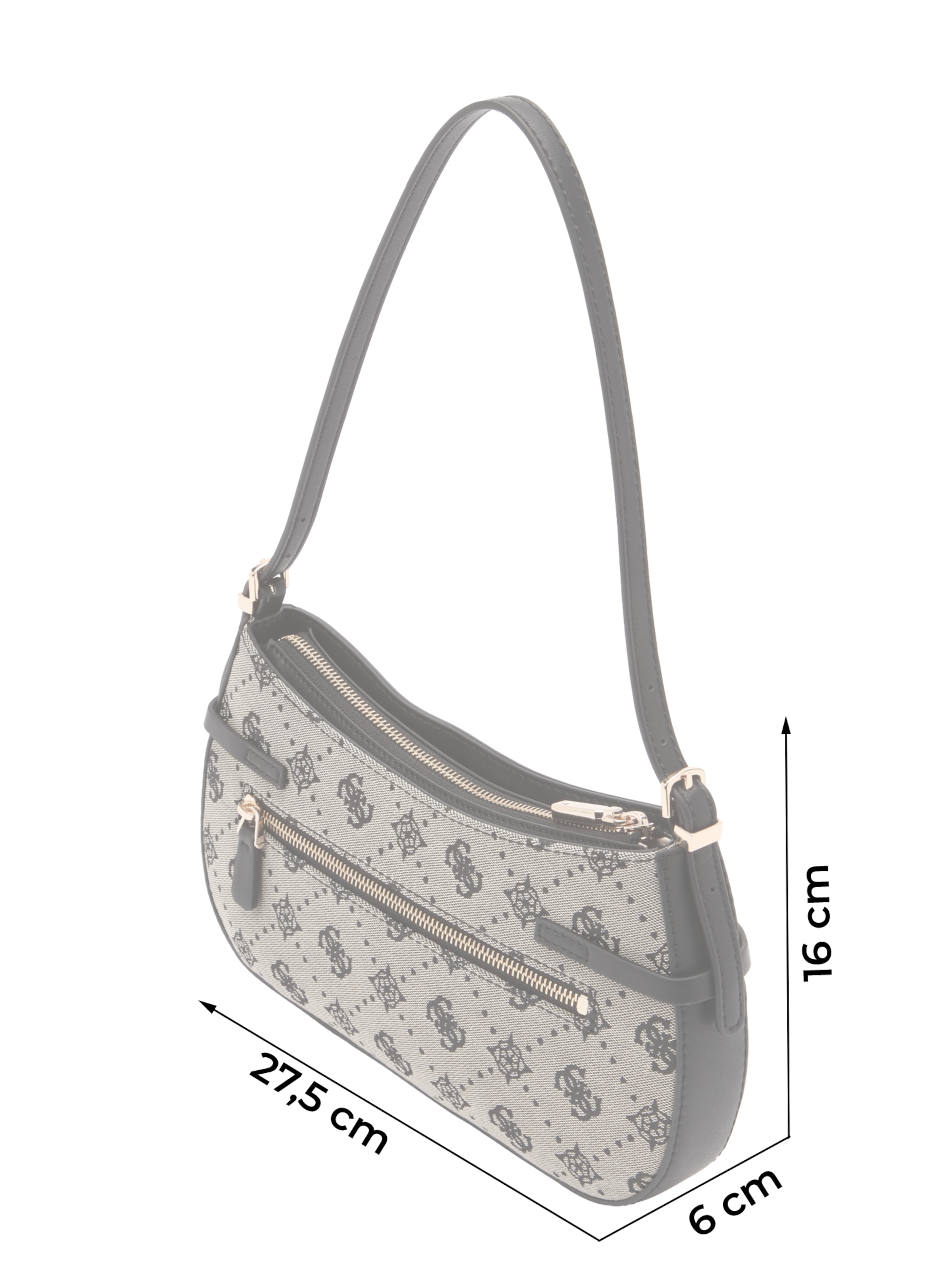 GUESS Taška přes rameno 'MELINDA' – černá