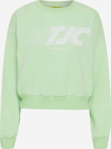 Sweat-shirt 'Saki' The Jogg Concept en vert : devant