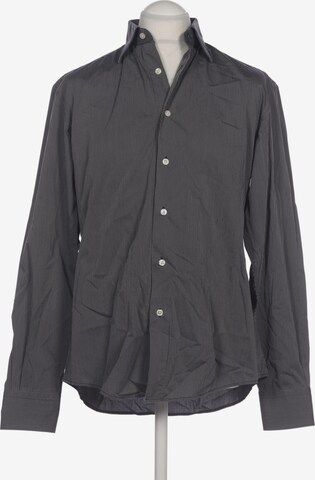 Zegna Button Up Shirt in L in Grey: front