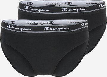 Champion Authentic Athletic Apparel Panty in Black: front