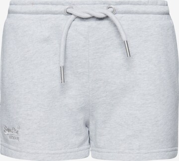 Superdry Regular Broek in Grijs: voorkant