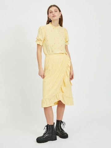 VILA Skirt 'Tawa' in Yellow