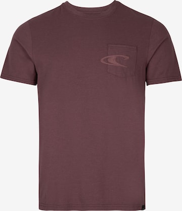 T-Shirt 'Cliff' O'NEILL en rouge : devant