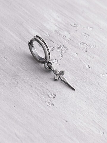 REYTEL Ohrring 'VERA CRUX' in Silber: Vorderseite