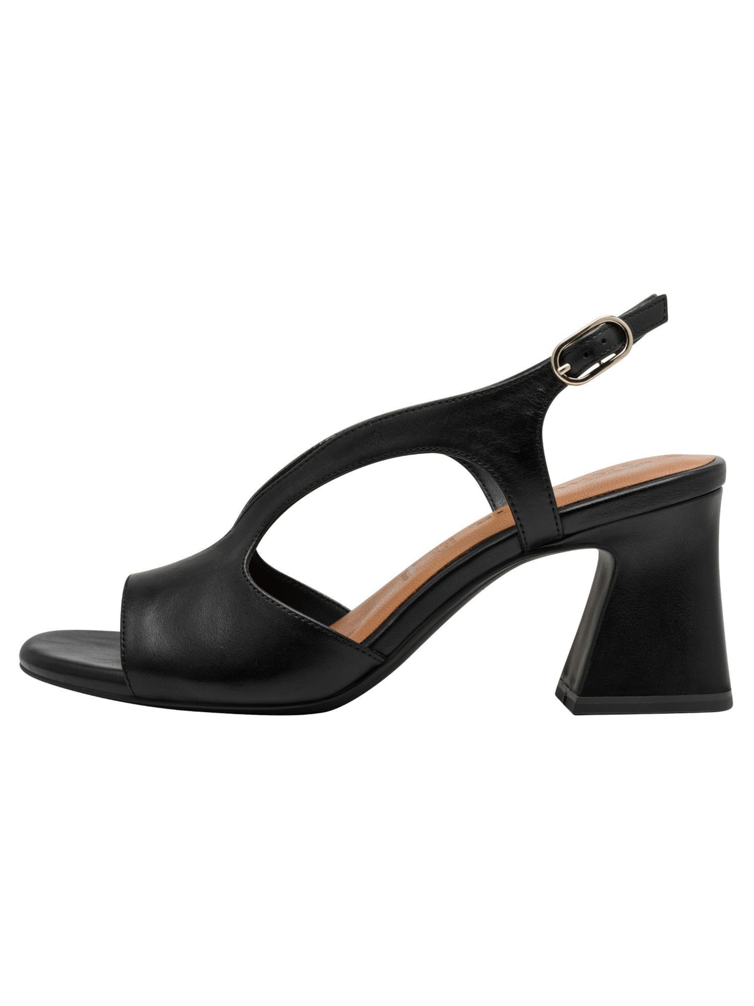 Sandales à lanières Tamaris en noir